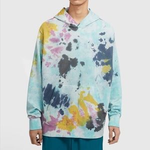 MENS NIKE SPORTSWEAR NSW FLEECE TIE-DYE HOODIE